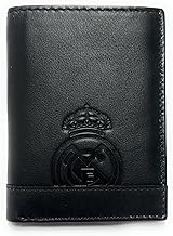 Official Real Madrid Wallet - 100% Legitimate Leather with RFID Protection, Exclusive Design with Club Crest. Gift for Men., multicoloured, Classic