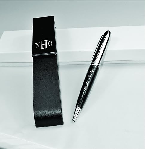 Bolígrafo personalizado de esmalte plateado y negro grabado gratis, bolígrafo grabado personalizado, regalo de padrinos de boda, regalo de