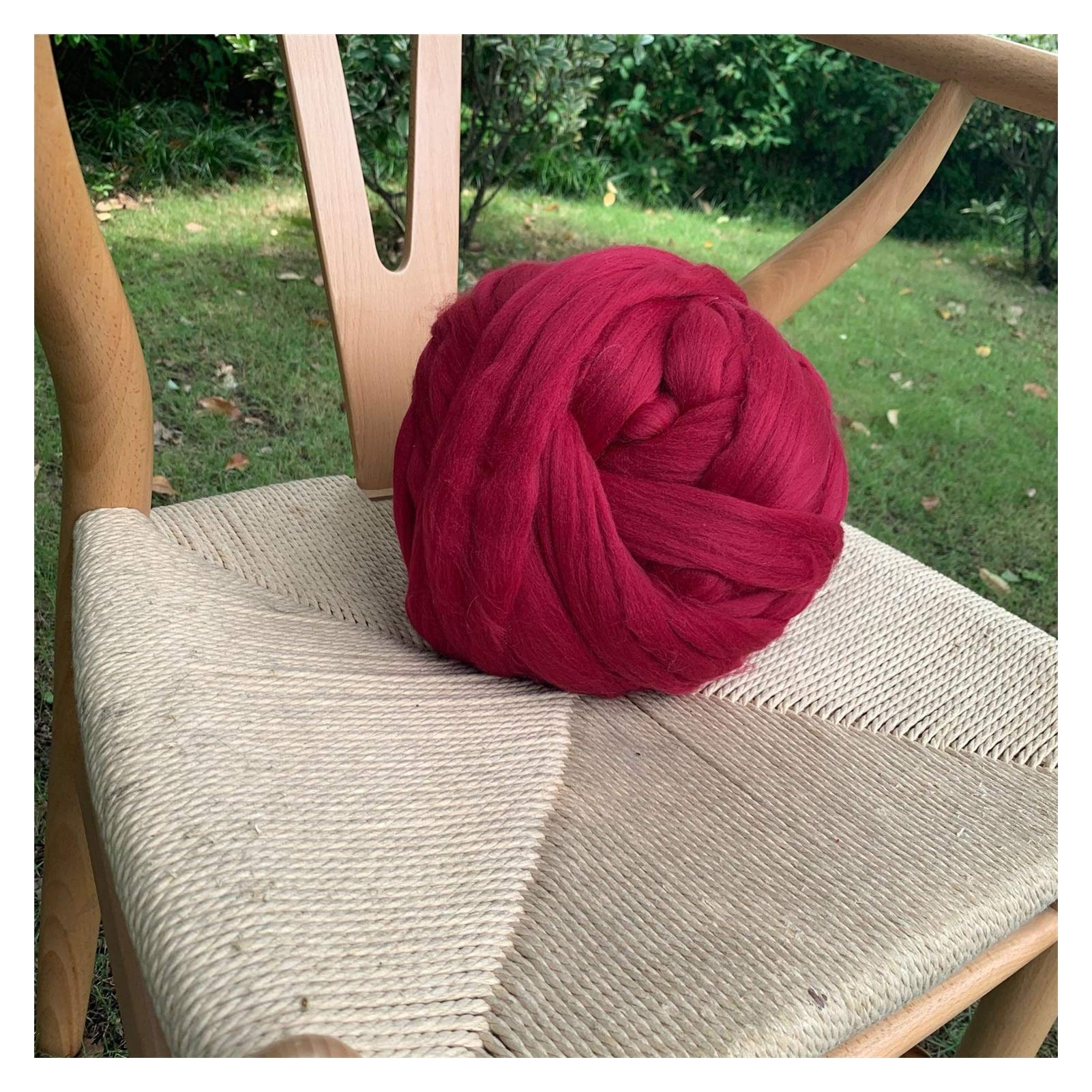 Chunky Yarn 1000g DIYCOARSE Hand strickende Decke Arm Stricken Decke Nachahmung Super Grob Blanket Leitung Riesengarn für Decken, Häkeln, Bohnen Paste. (Color : 11, Size : 1KG)