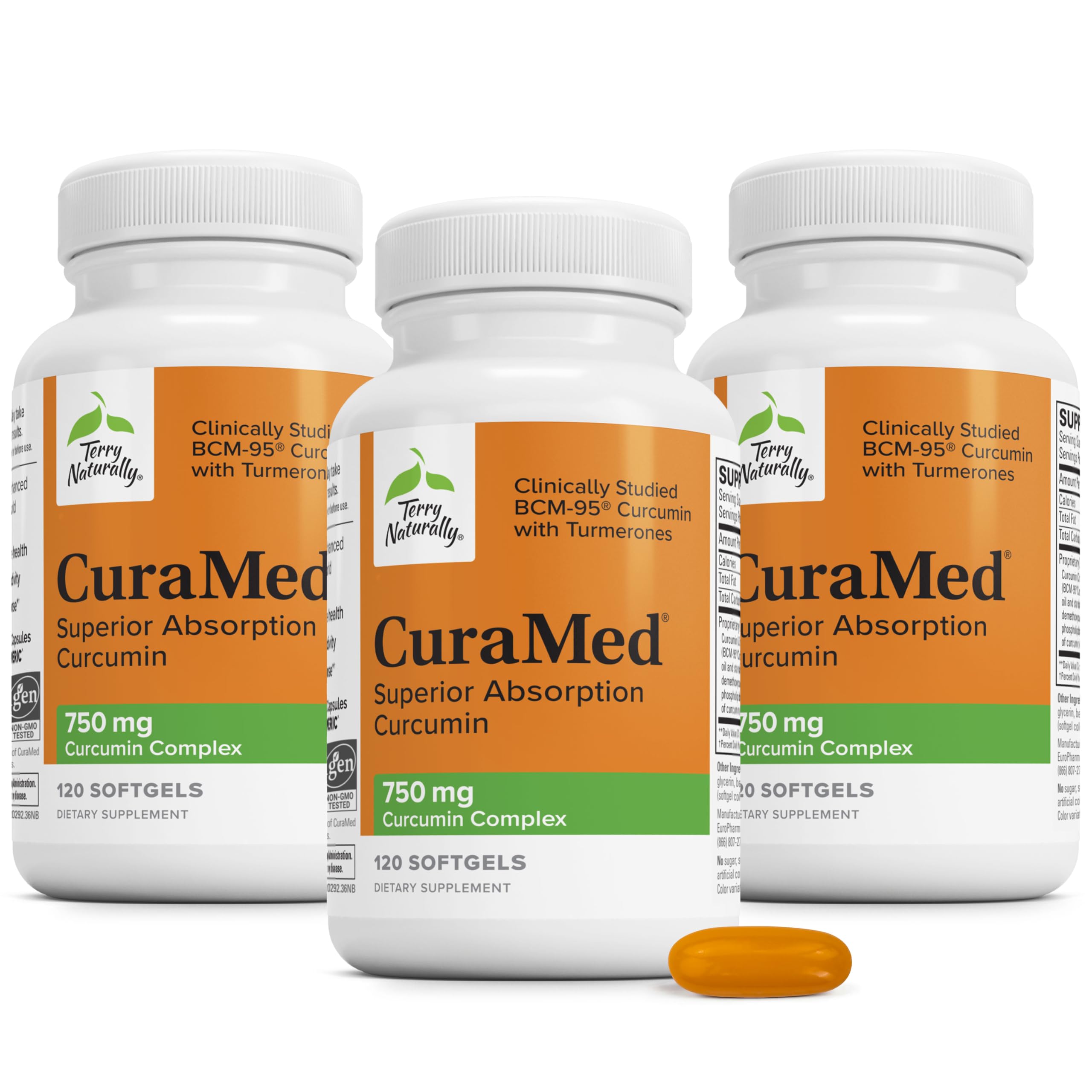 Amazon.com: Terry Naturally CuraMed 750 mg Curcumin Complex - 120