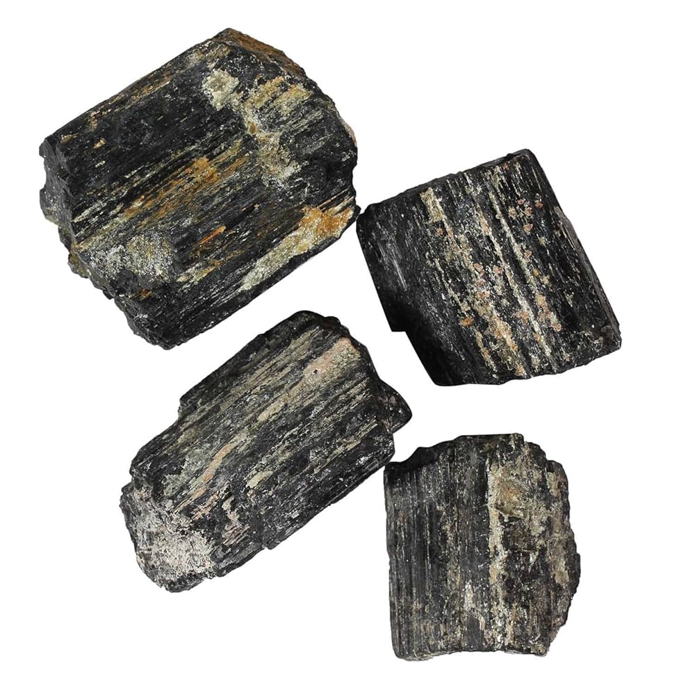 Amazon.co.jp: ブラジル産粗いブラックトルマリンクリスタル 5000