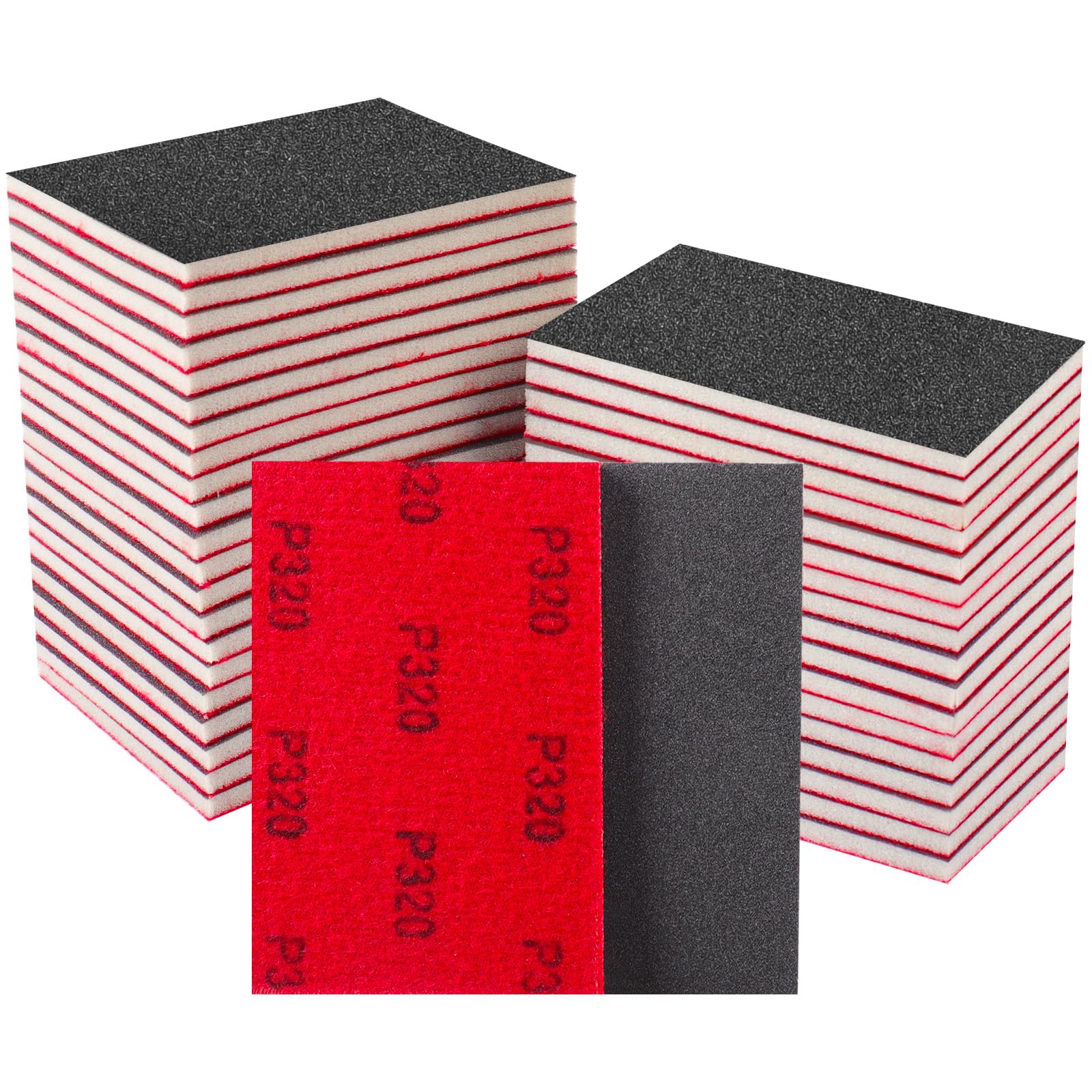 Spugne Abrasive 20 Pezzi - Grana 800, Lavabili, Per Legno, Metallo E Plastica - Foto 6