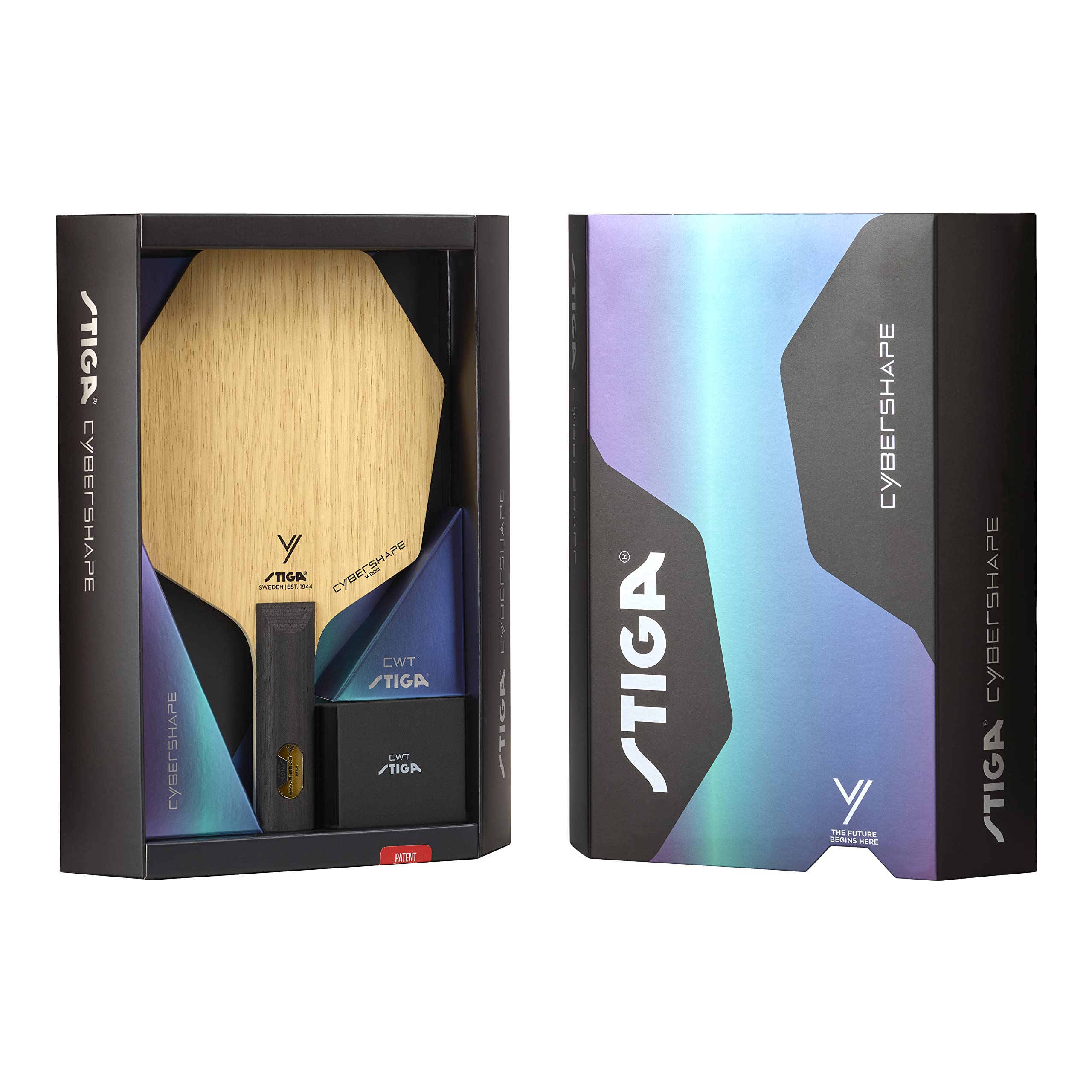 Stiga Cybershape Wood Bois de Tennis de Table Professionnel avec CWT
