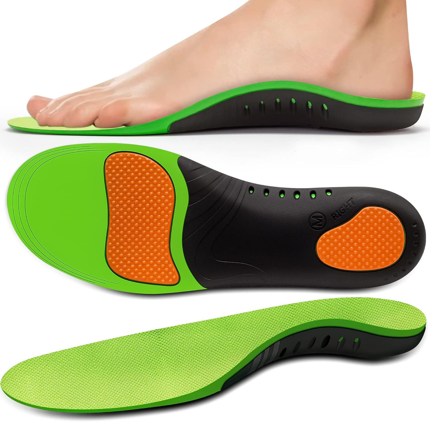 Plantar Fasciitis Insole for Men and Women, Orthotic Insoles Arch