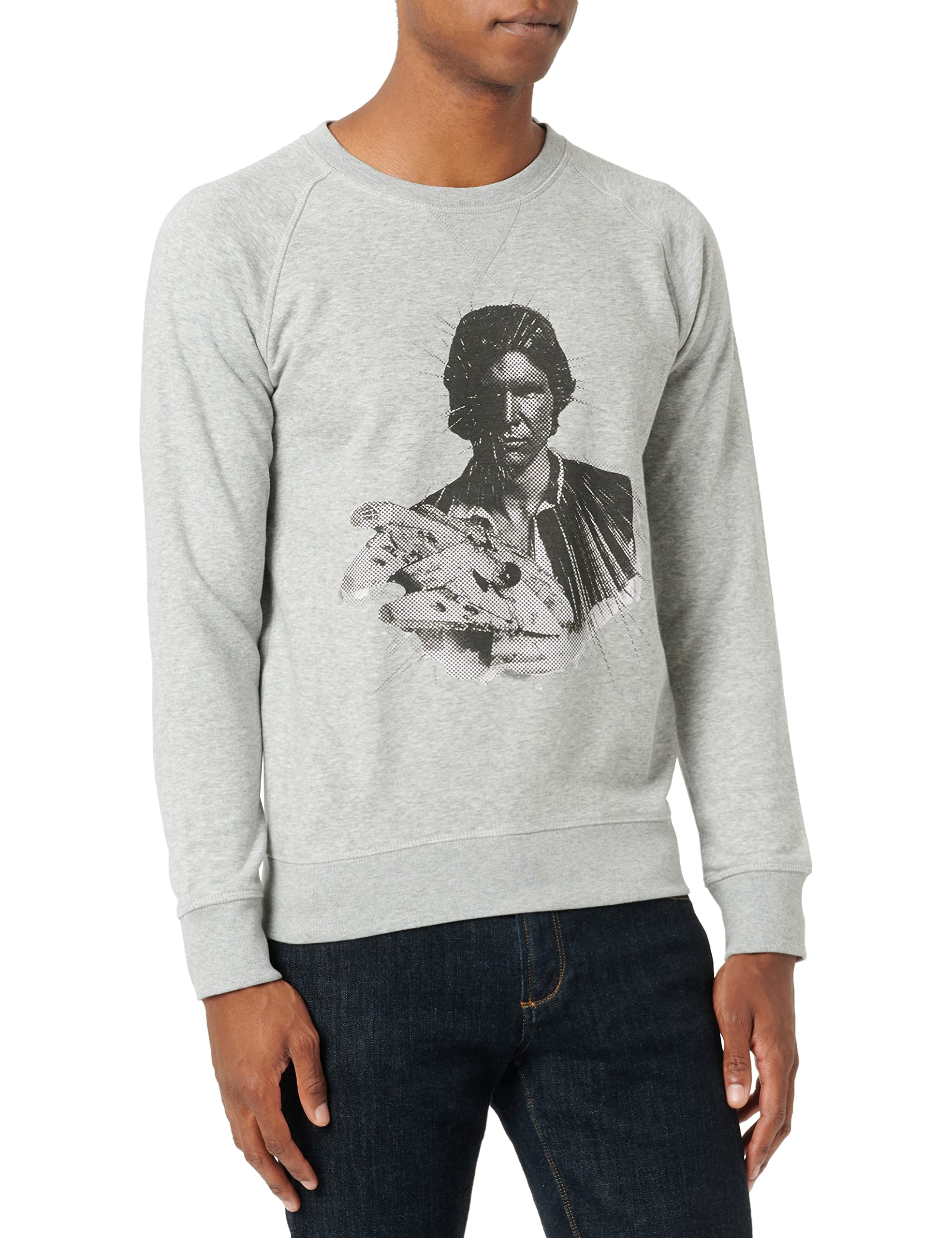 AlvarnoMen's Sweater Han Solo Explosion Sweatshirt