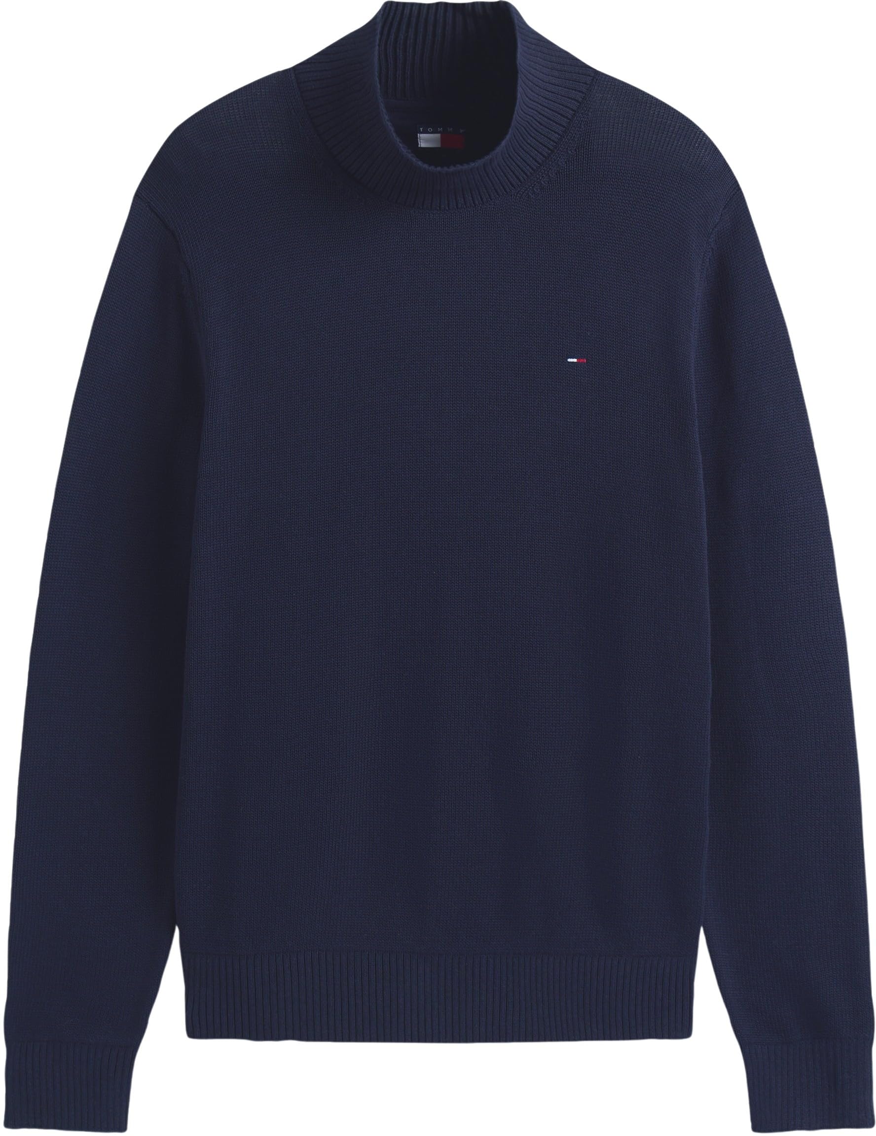 Tommy Jeans TJM Slim ESS Roll NCK Sweat Dm0dm22096 Suéter pulóver Hombre (Pack de 1)