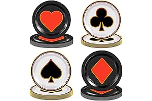 48 Pcs Poker Decorations for Party Supplies, Las Vegas Decorations