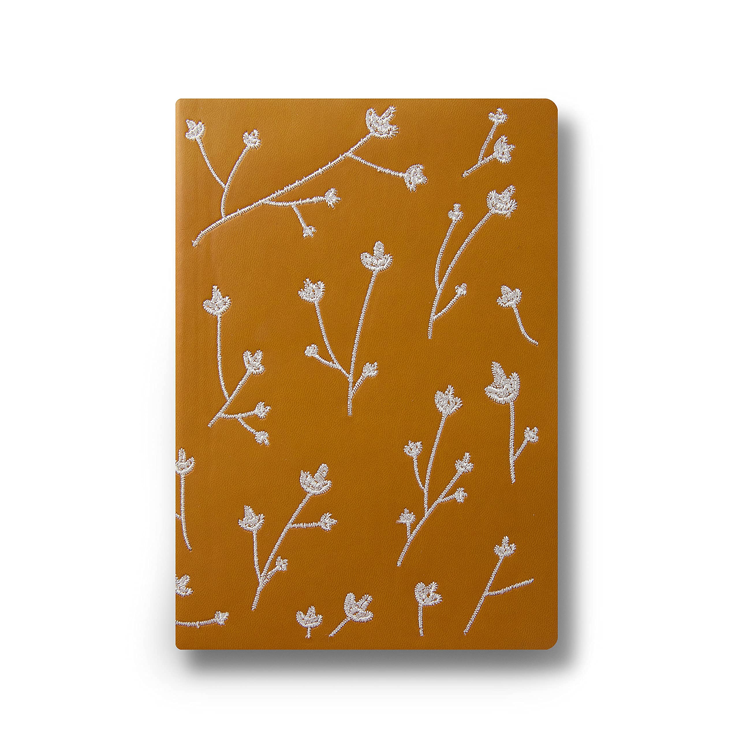 DENIK, Softcover Layflat pamiętnik, 14 cm x 20 cm notatnik do pisania z 144 stron w linie - Samantha