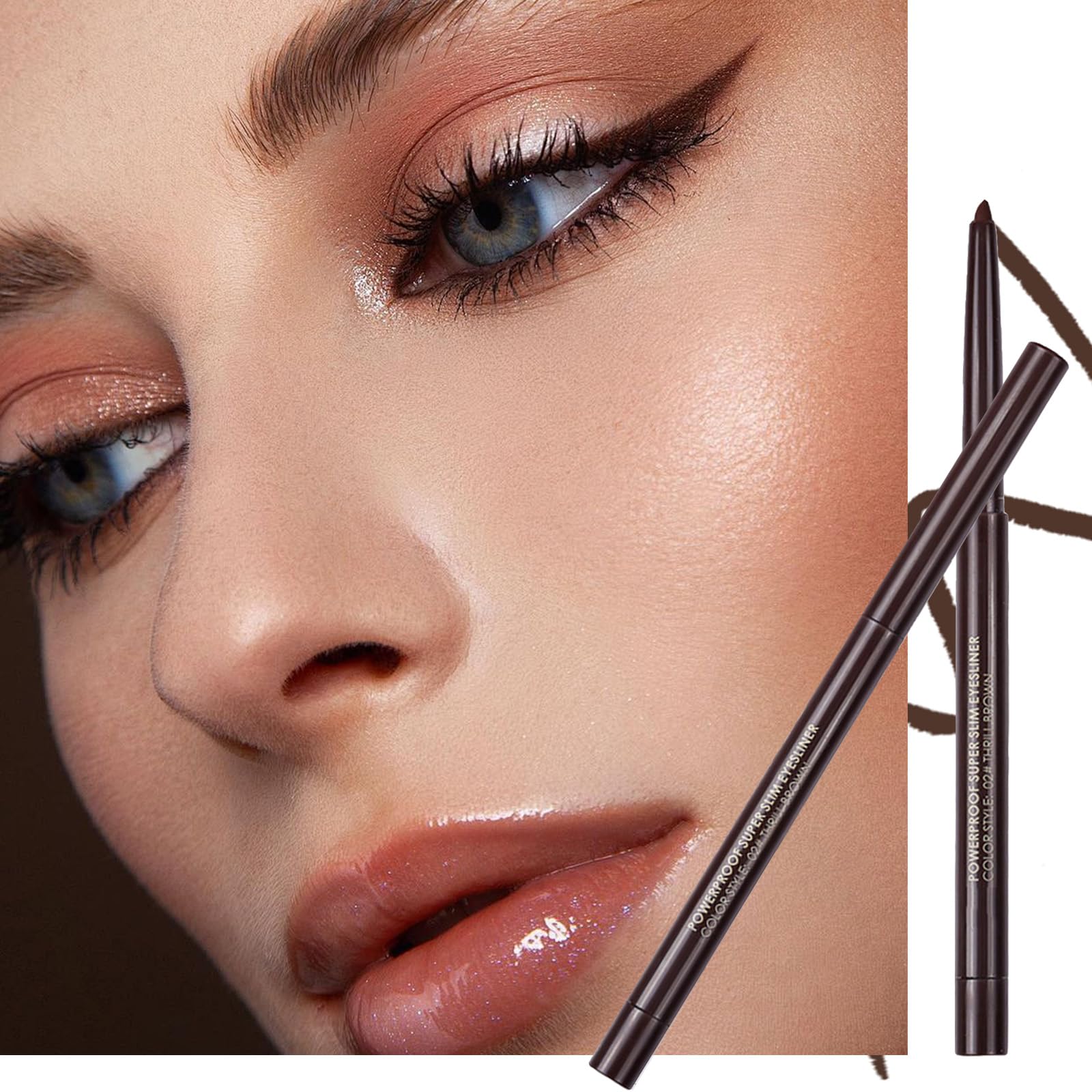 Powerproof Super Slim Gel Eyeliner Pencils with Fine Tip - Image 3