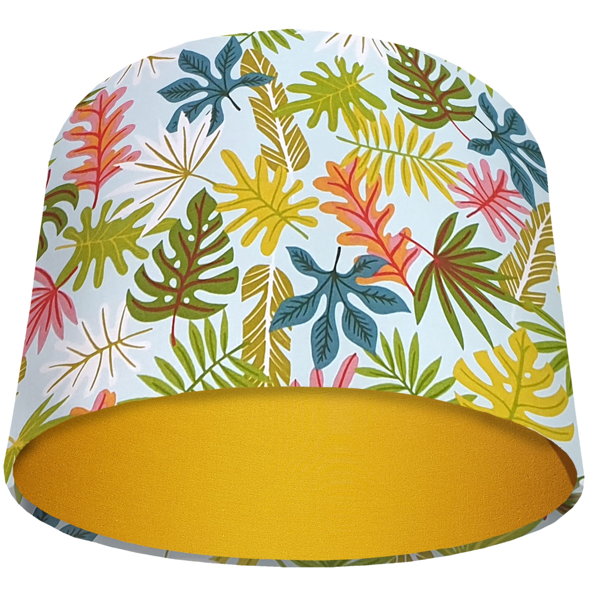 UK Handmade Mint Tropical Light Shade - Choice of Colours (Yellow)