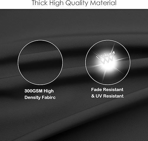 Miniatura 4 de idee-home Cojines para sillas de bistró para exteriores, 15 x 15 x 3 pulgadas de grosor, cojines de asiento redondos para exteriores con lazos,