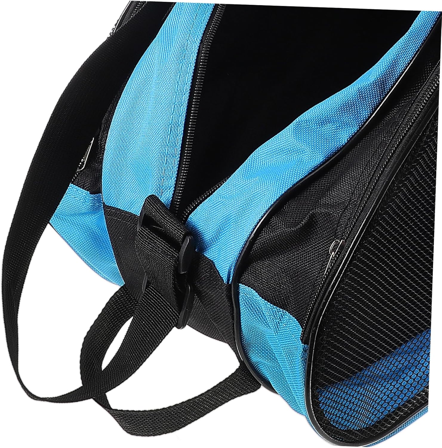 Roller Skates Bag Multi-compartment Organizer for Skates Lightweight and Versatile Design for Women Includes Three Layers for Shoes and Accessories Stylish Half-mesh Pouch