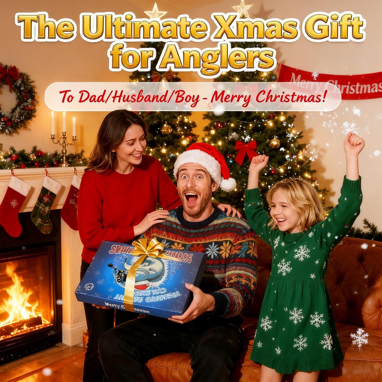 Fishing Tackle Advent Calendar 2025 for Men Teen Boys - 24 Days Christmas Countdown with Lures, Tackle, Tools - Surprise Christmas Fishing Tackle Box Xmas Gifts for Fisherman, Dad, Husband, Boyfriend - Image 6