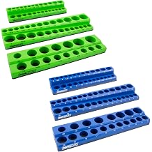 OEMTOOLS 22461 6-Pc Metric & SAE Magnetic Socket Tray Set Holds 143 Sockets