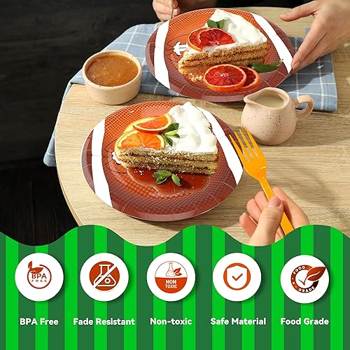 Vista 21 de Paquete de 120 suministros de fiesta de golf, platos de papel, servilletas, tenedores, decoraciones de cumpleaños para fiestas de golf, para niños