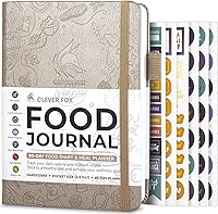 Vista 34 de Clever Fox Diario de Comida de Bolsillo - Diario de Comidas Diario, Planificador de Comidas para Llevar un Control de Calorías y Nutrientes