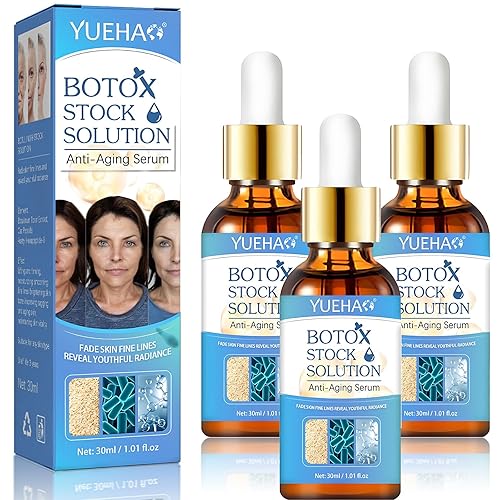 Botox Stock Solution Suero facial  Botox - Suero facial anti instantáneo para mujeres, suero de envejecimiento para la cara para reducir las líneas
