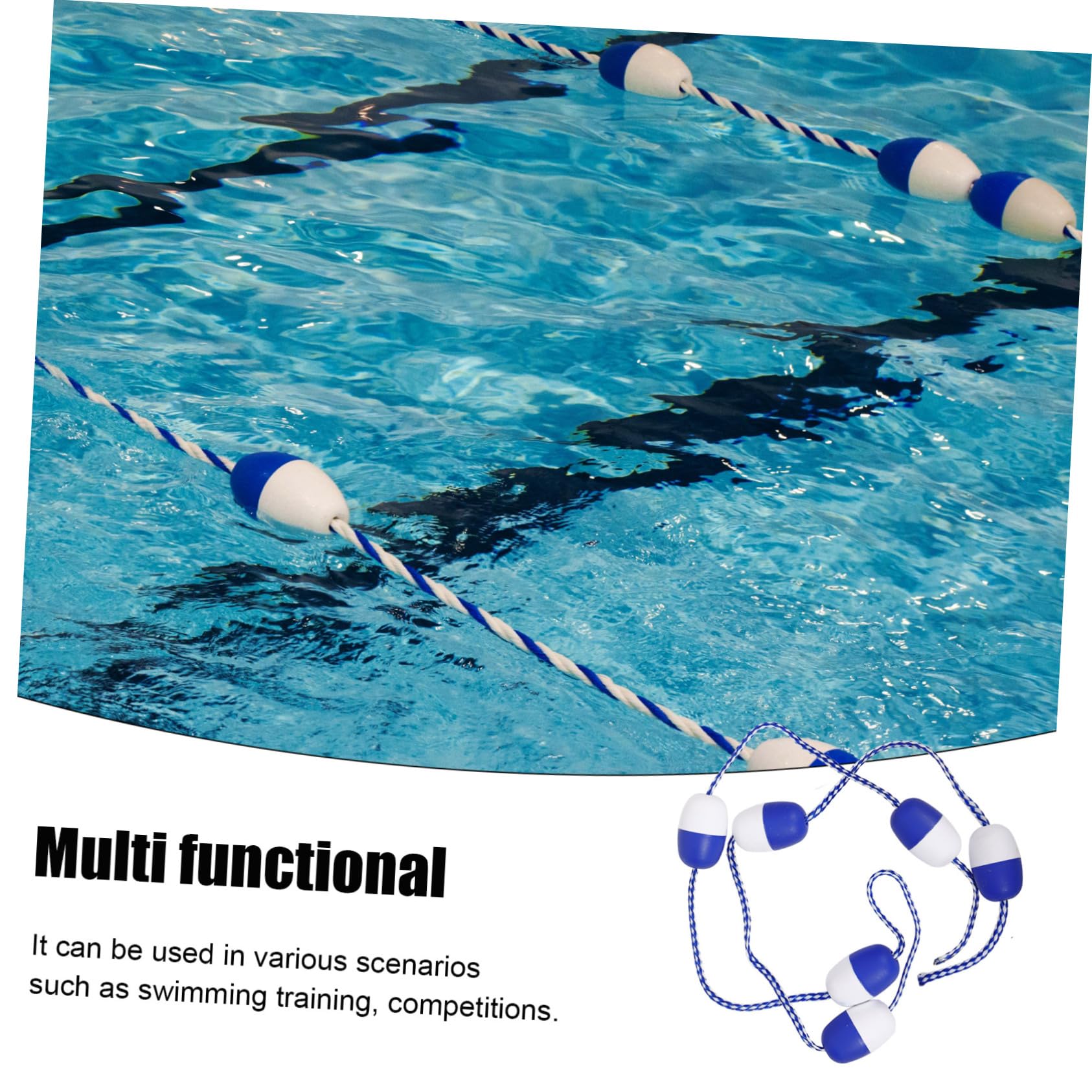 Línea de Flotantes para Piscina de 3 Metros con Bolas de 7 Cm
