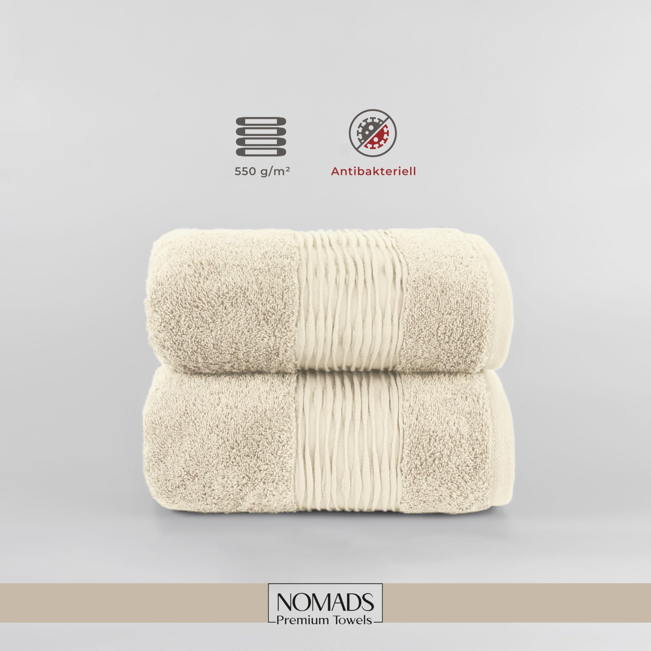 Casalina Premium Towels. Freya Lot de Serviettes de Bain 70 x 100