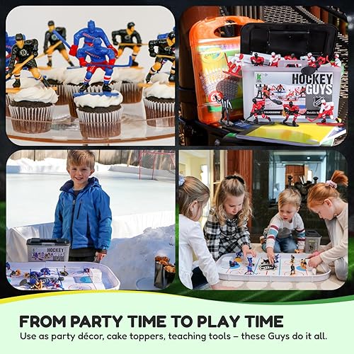 Miniatura 6 de Kaskey Kids NHL Hockey Guys  Vegas Golden Knights vs Seattle Kraken - Inspires Kids Imaginations with Endless Hours of Creative Play,  Includes 2