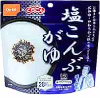 最終値引き　塩こんぶがゆ（46g）×50袋　非常食　アルファ米　保存食　尾西食品 46g塩こんぶがゆ｜商品情報｜尾西食品株式会社