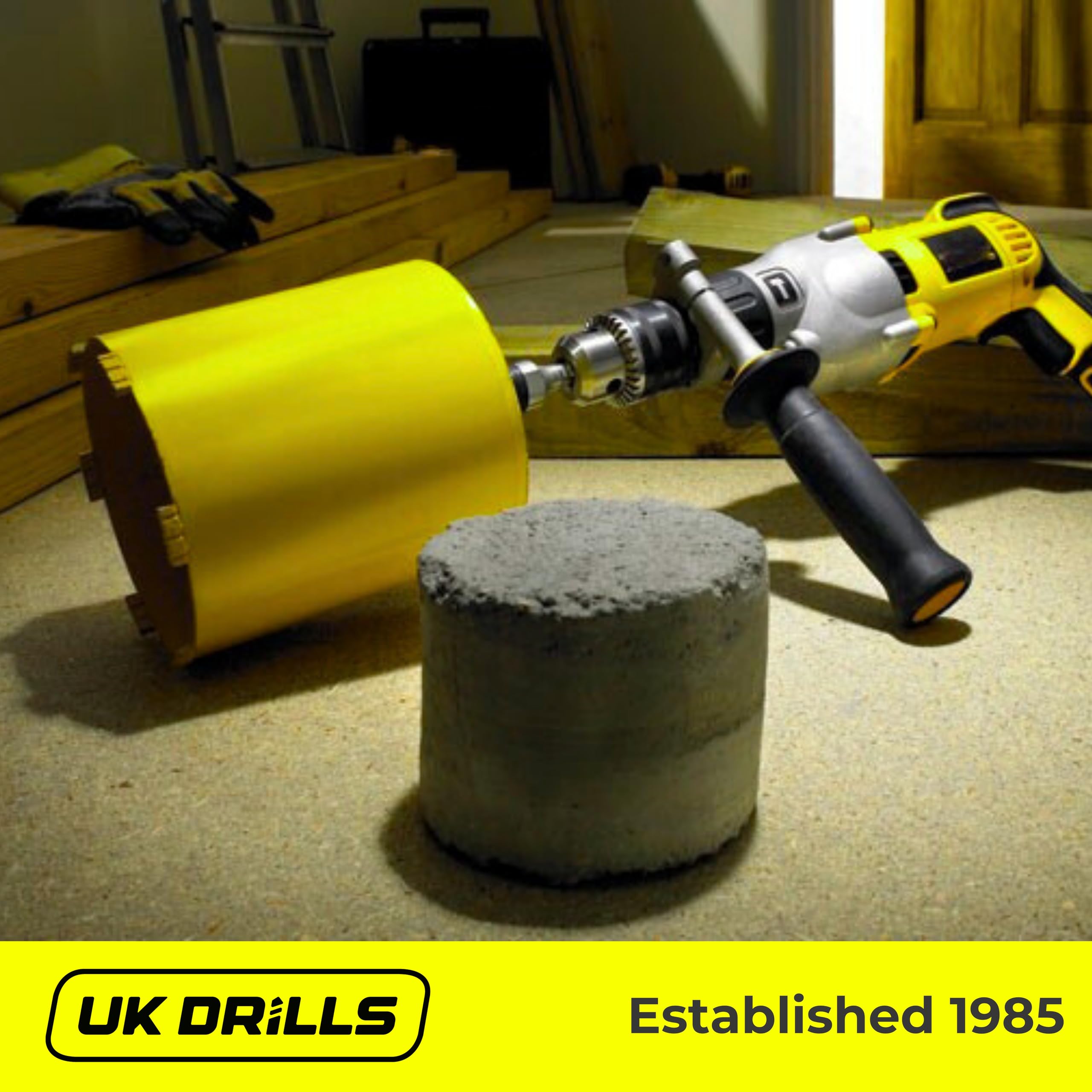 UK Drills Corona perforadora diamantada