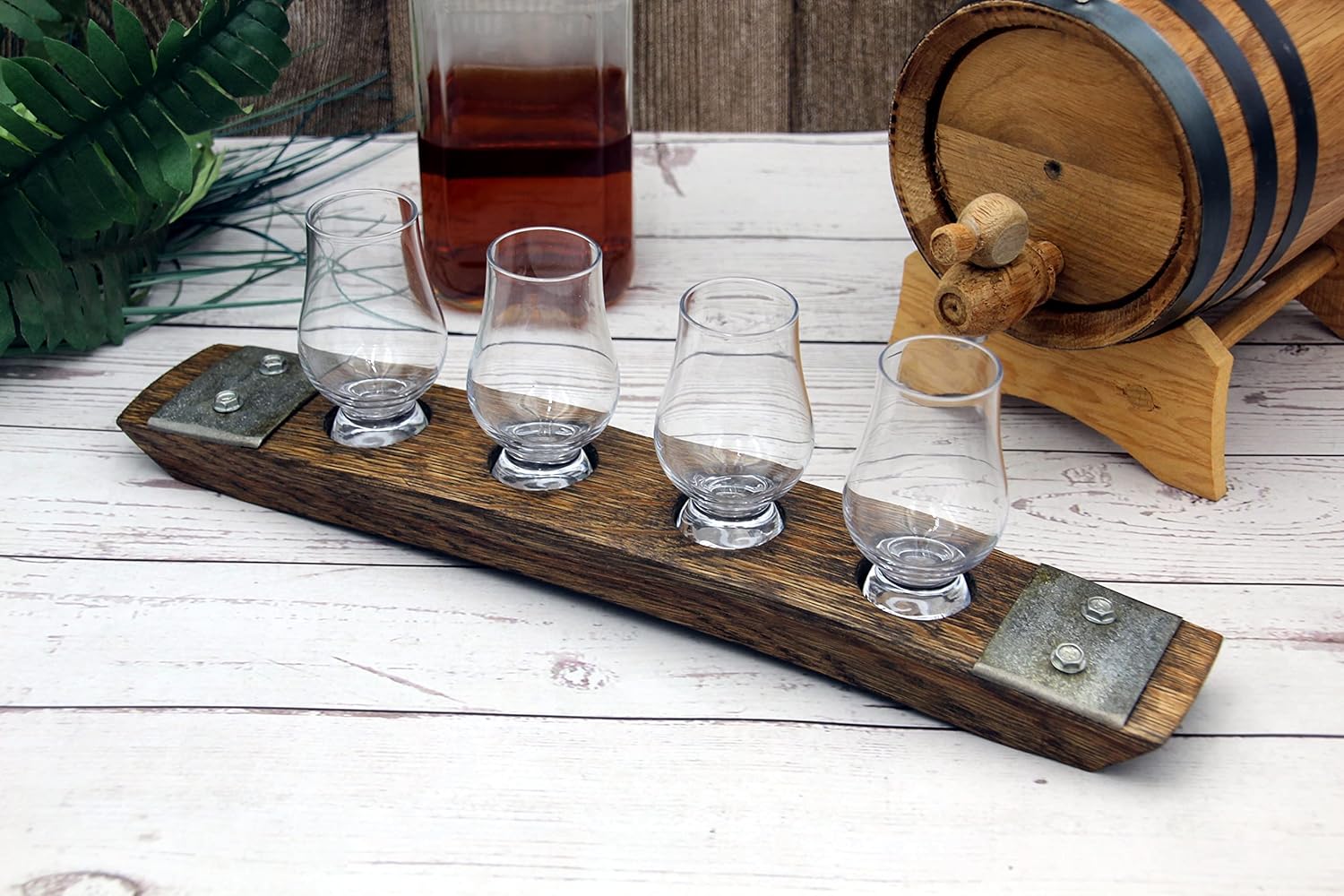 Premium Crystal Wee Glass Flight/whiskey flight/whiskey glass holder/