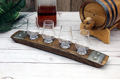 Barrel-Art Premium Crystal Wee Glass Flight