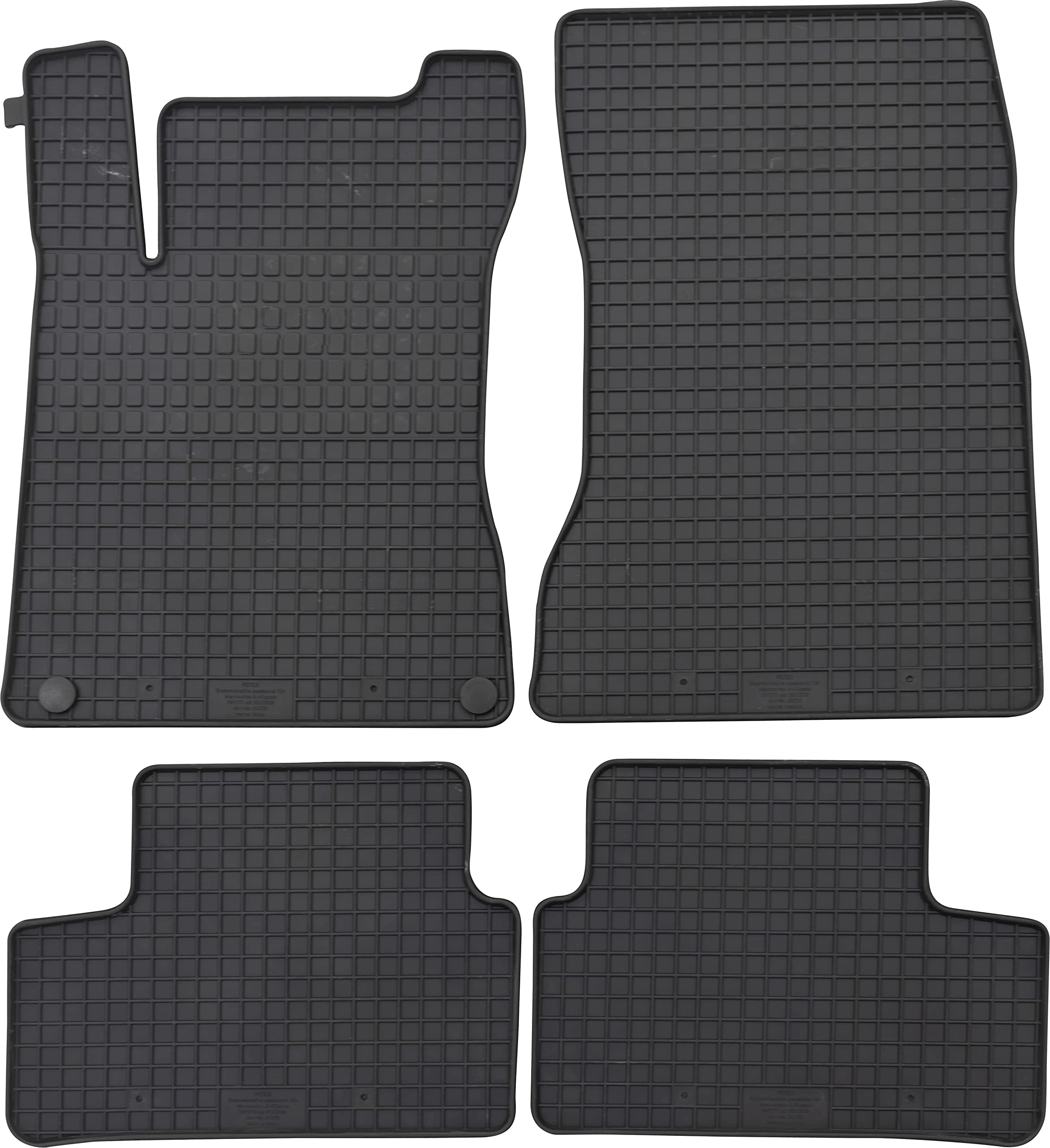 Petex Rubber Floor Mats Audi A5 4-piece Black | 13410-A5 - View #10