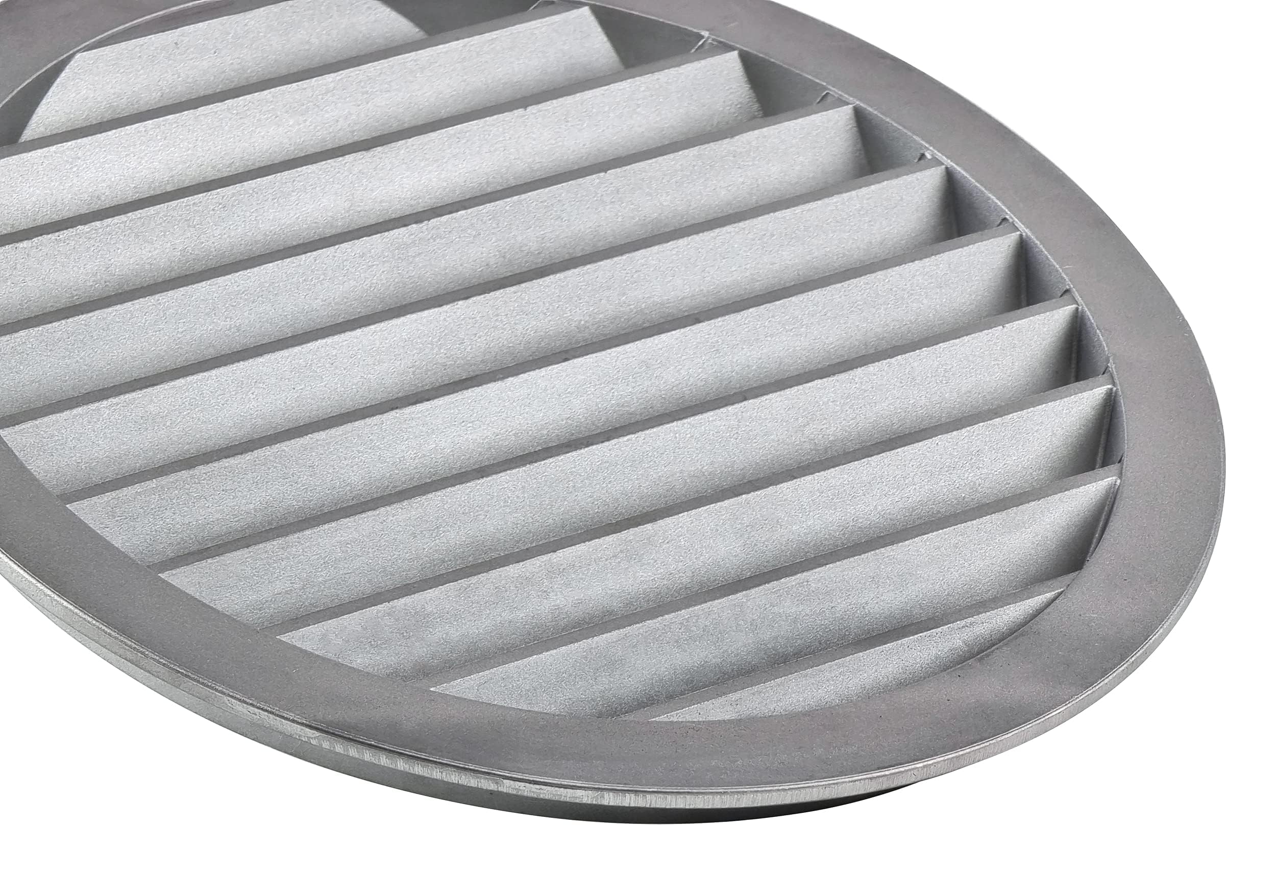 Ø 250mm Griglia di Aerazione Circolare in Alluminio - Griglie di Ventilazione con Rete di Protezione contro Topi