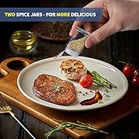 Vista 7 de Utensilios de viaje con estuche, utensilios reutilizables, juego de cubiertos portátiles de viaje para camping, juego de cubiertos de acero