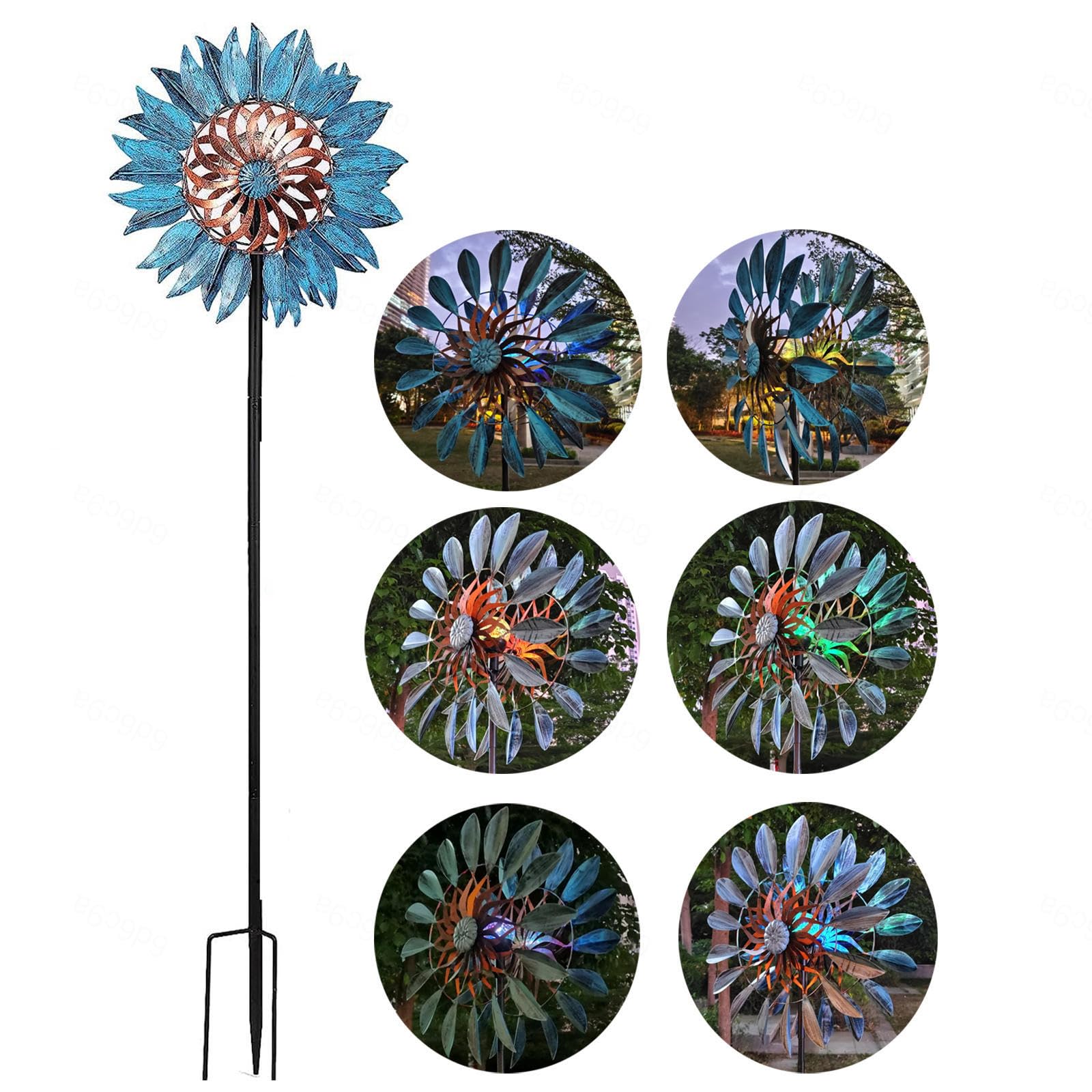84in Garden Windmills for The Yard, Wind Spinner, Wind Spinner Dual Direction Garden Wind Mill