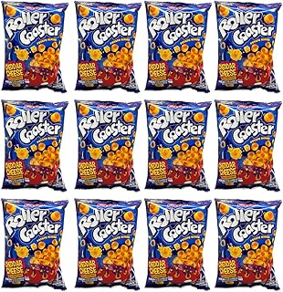 Jack n Jill Roller Coaster Potato Rings Cheddar Cheese Pack of Ten 3 Oz A Pack