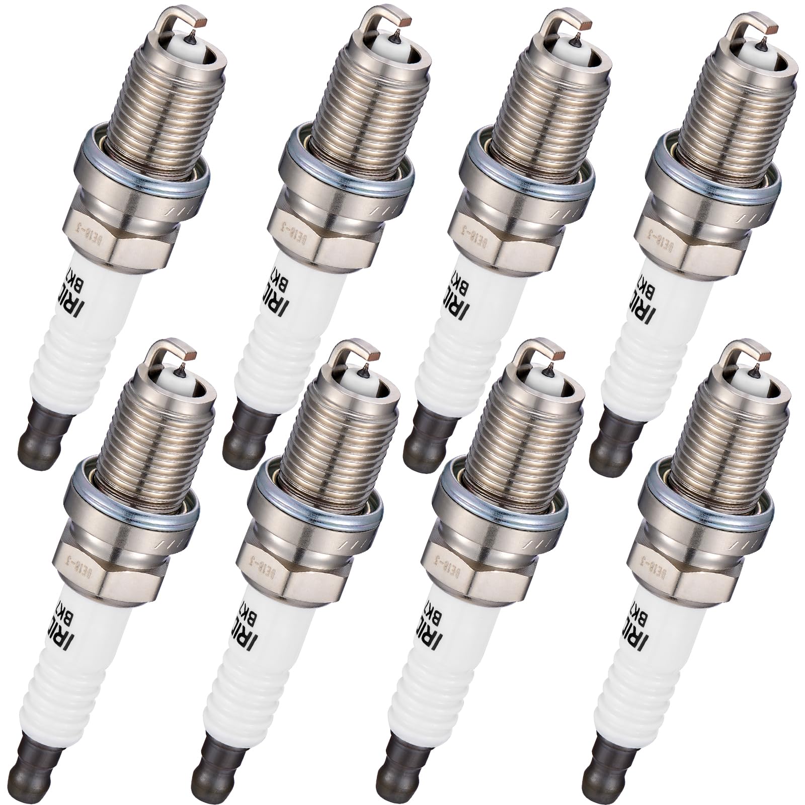BDFHYK 2667 Iridium Spark Plugs 8PCS for Porsche and compatible vehicles