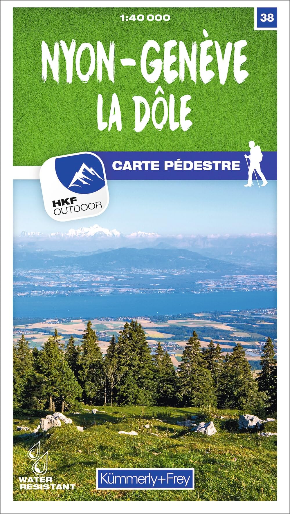 Nyon/ Genève / La Dôle (38) (Hiking maps of Switzerland)