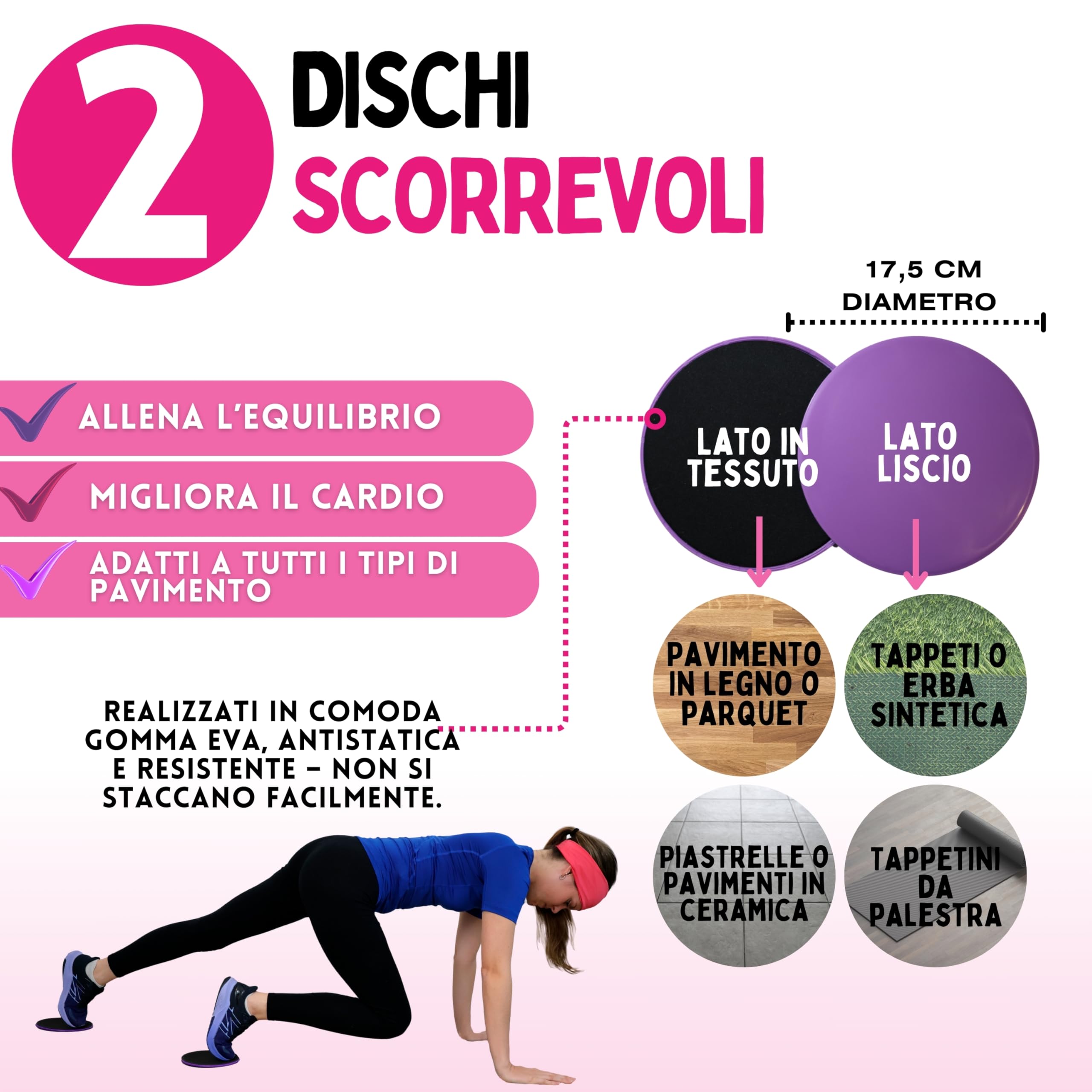 Kit Pilates a casa - Fasce elastiche per muscoli, nastro elastico, palla pilates, calzini yoga - esercizio fisico, sport e palestra a casa - regalo originale donna