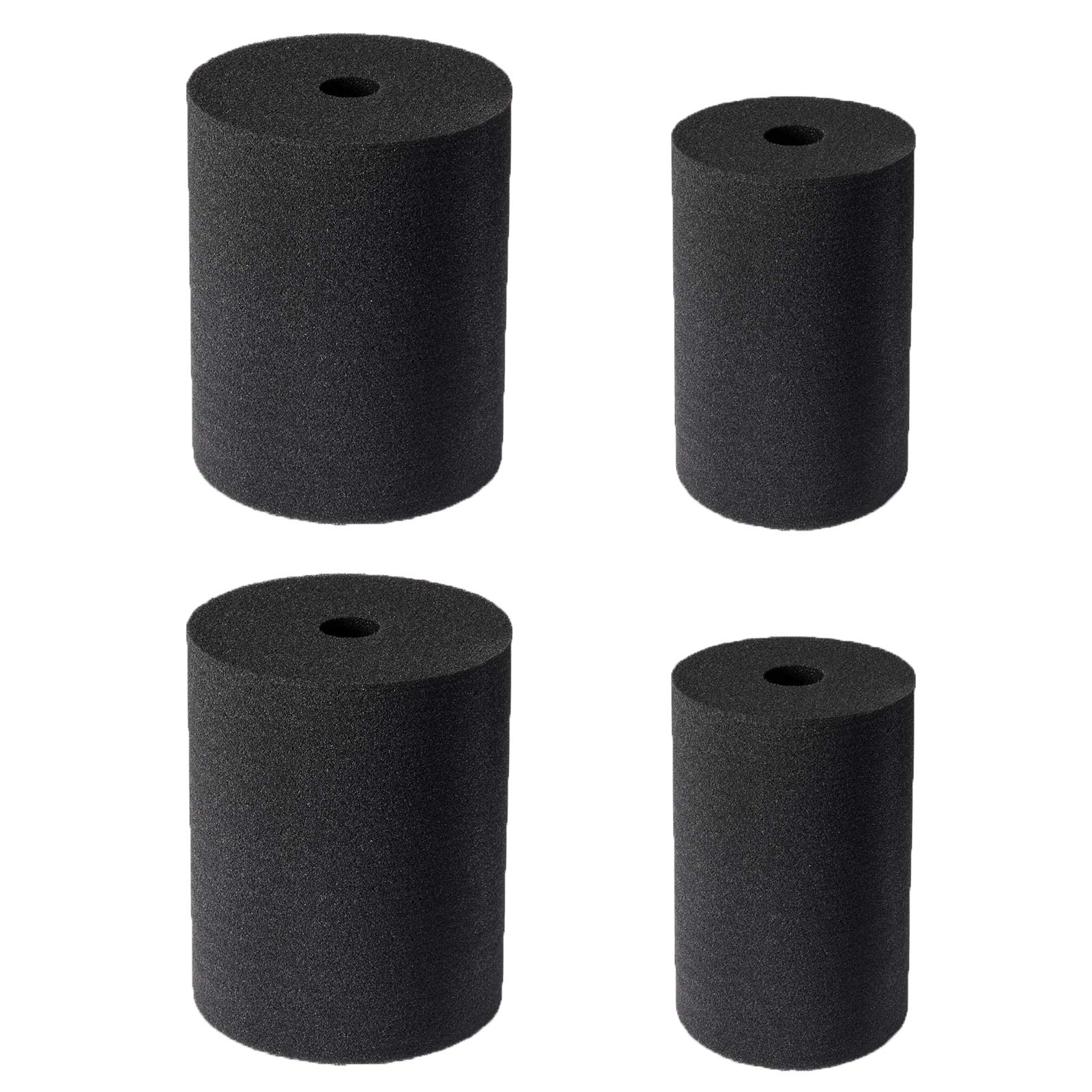 Weewooday 8 Pieces Cup Turner Foam Black Cup Turner Inserts for Tumbler Foam Insert Elastic Sponge for Tumblers Crafting 10 oz to 40 oz