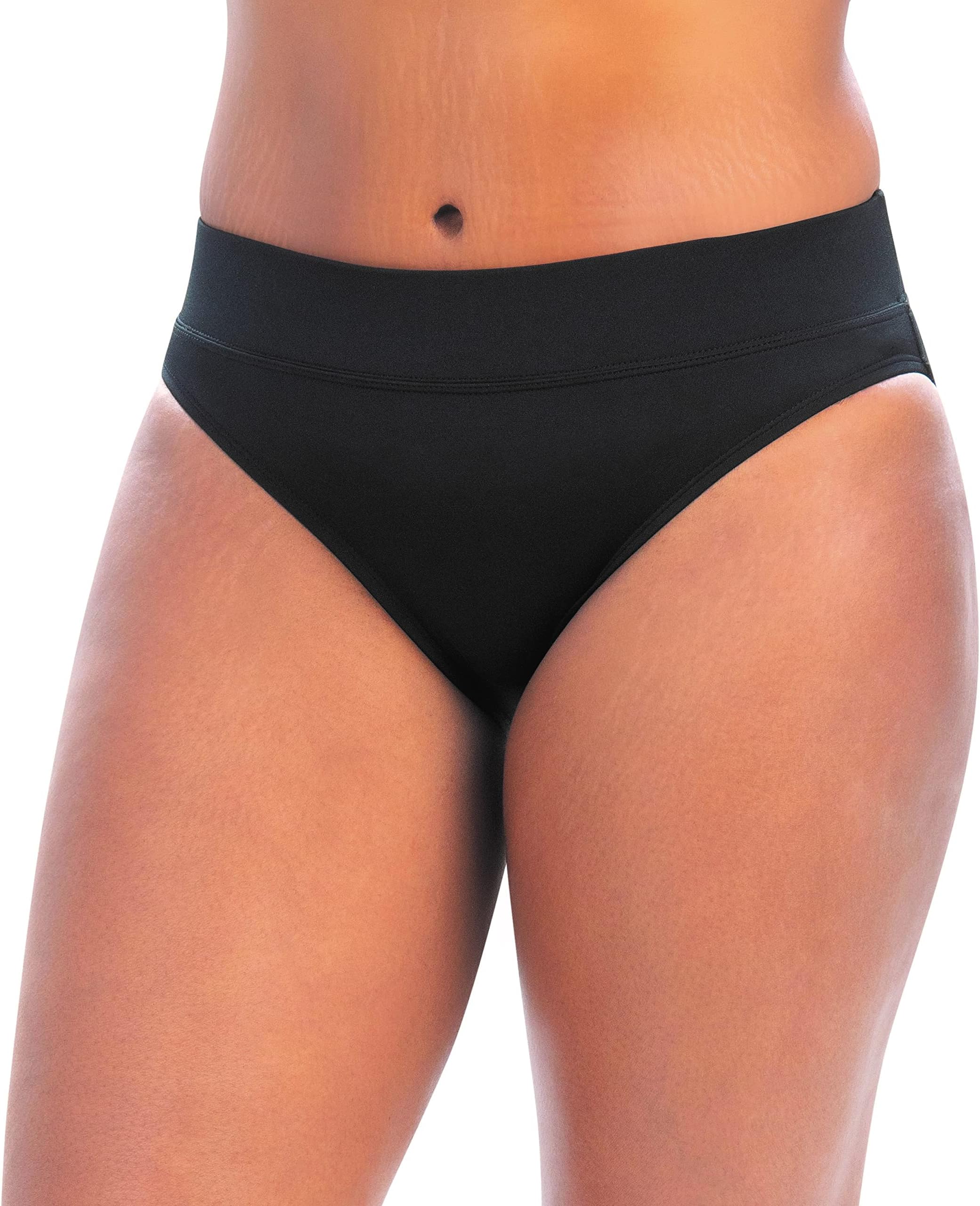 Aquashape Women's Swimwear - Moderate Coverage Bikini Bottom Swimming Briefs