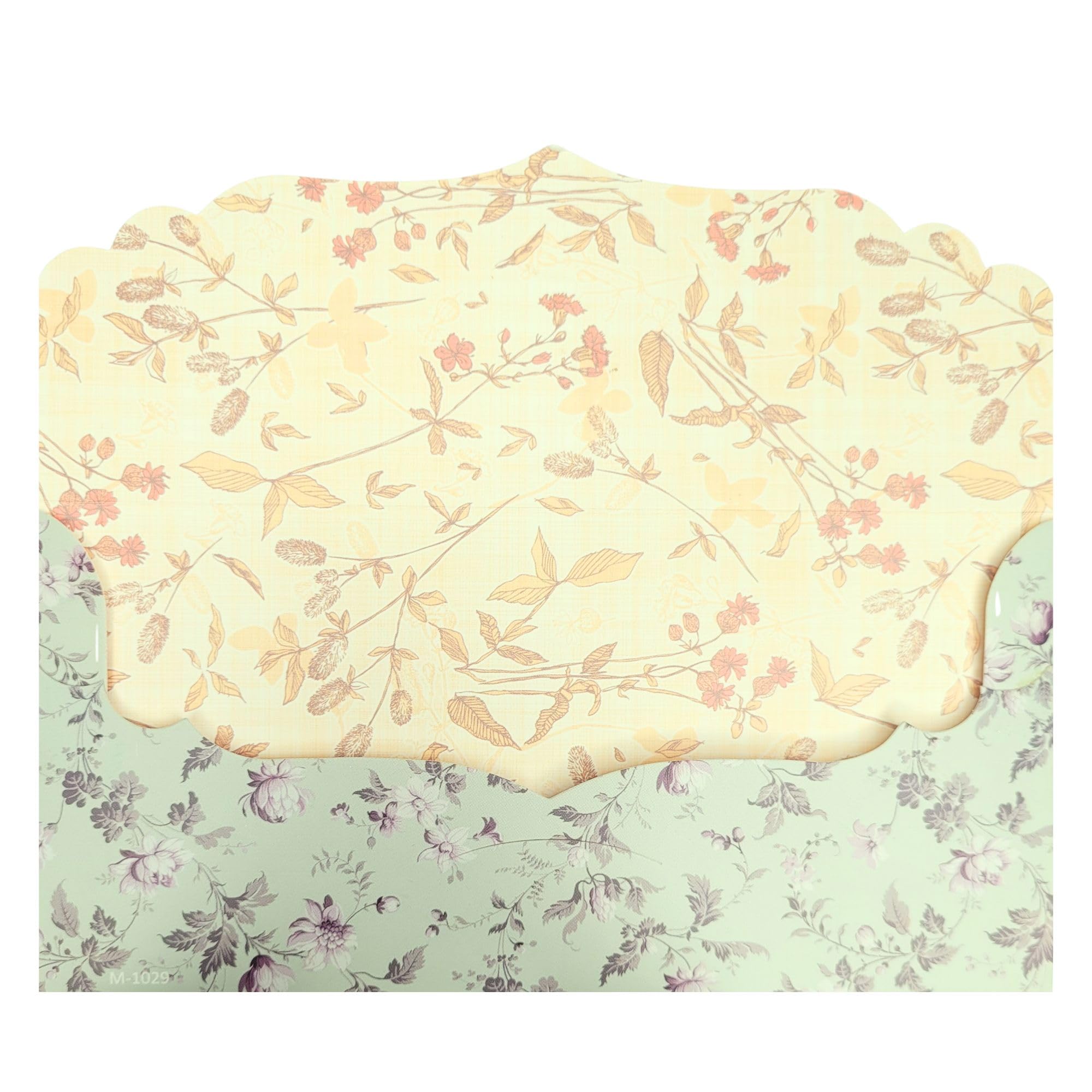Fonsie cash shagun fancy design envelopes pack of 30 for gifting money on wedding gift, baby shower gift, shagun, family gatherings(Floral) 3