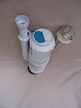 Dual Flush Top Button Canister Flush Valve For 12 Inch Tall 3 inch Two Piece Toilet with Flush Button