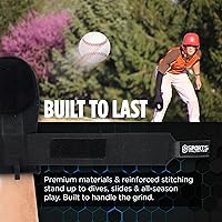 Vista 7 de Sports Unlimited Guante deslizante de béisbol para jóvenes/adultos, mano derecha o izquierda para béisbol y sóftbol