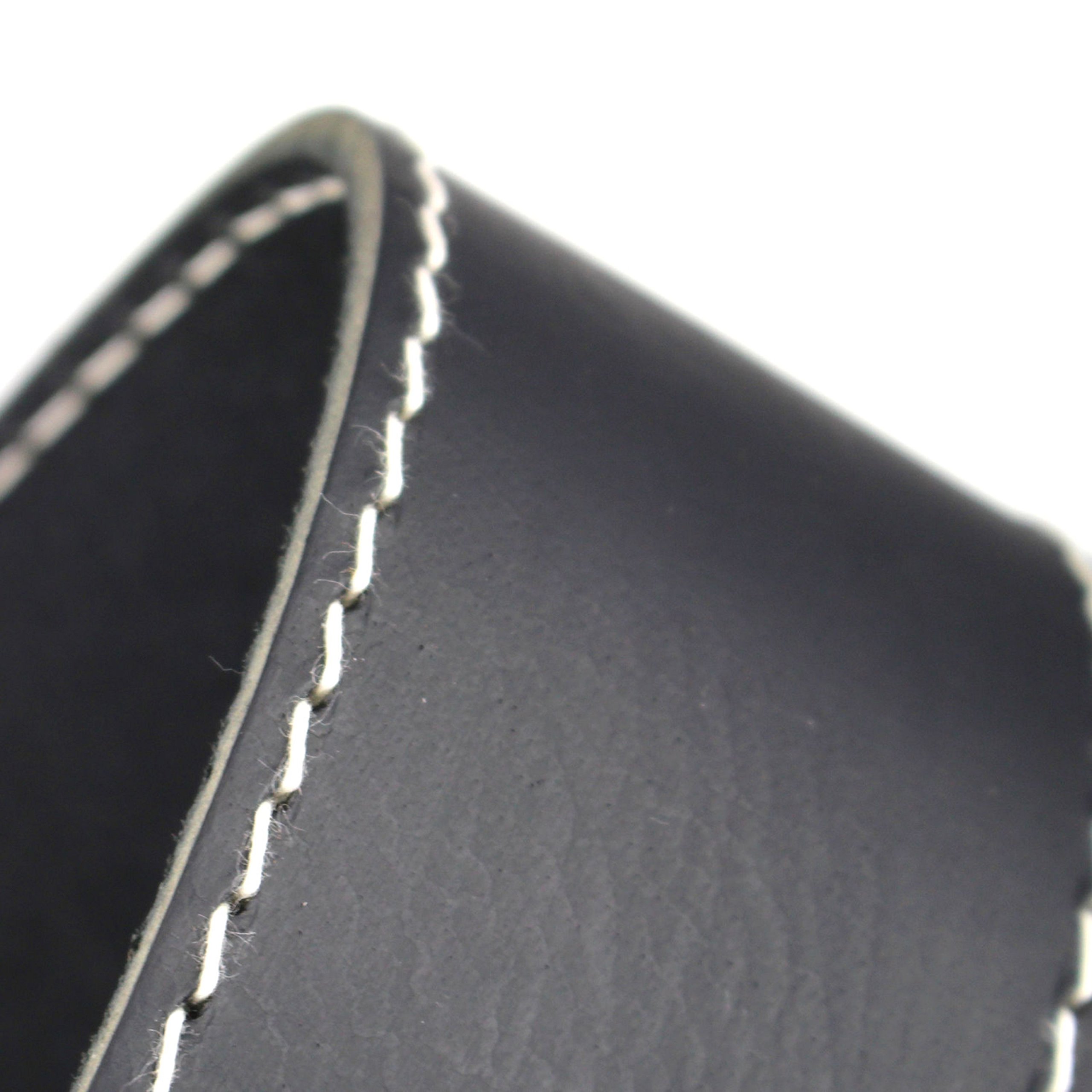 Richter Leder Raw II Contour Torro Black - Handgearbeiteter Gitarrengurt