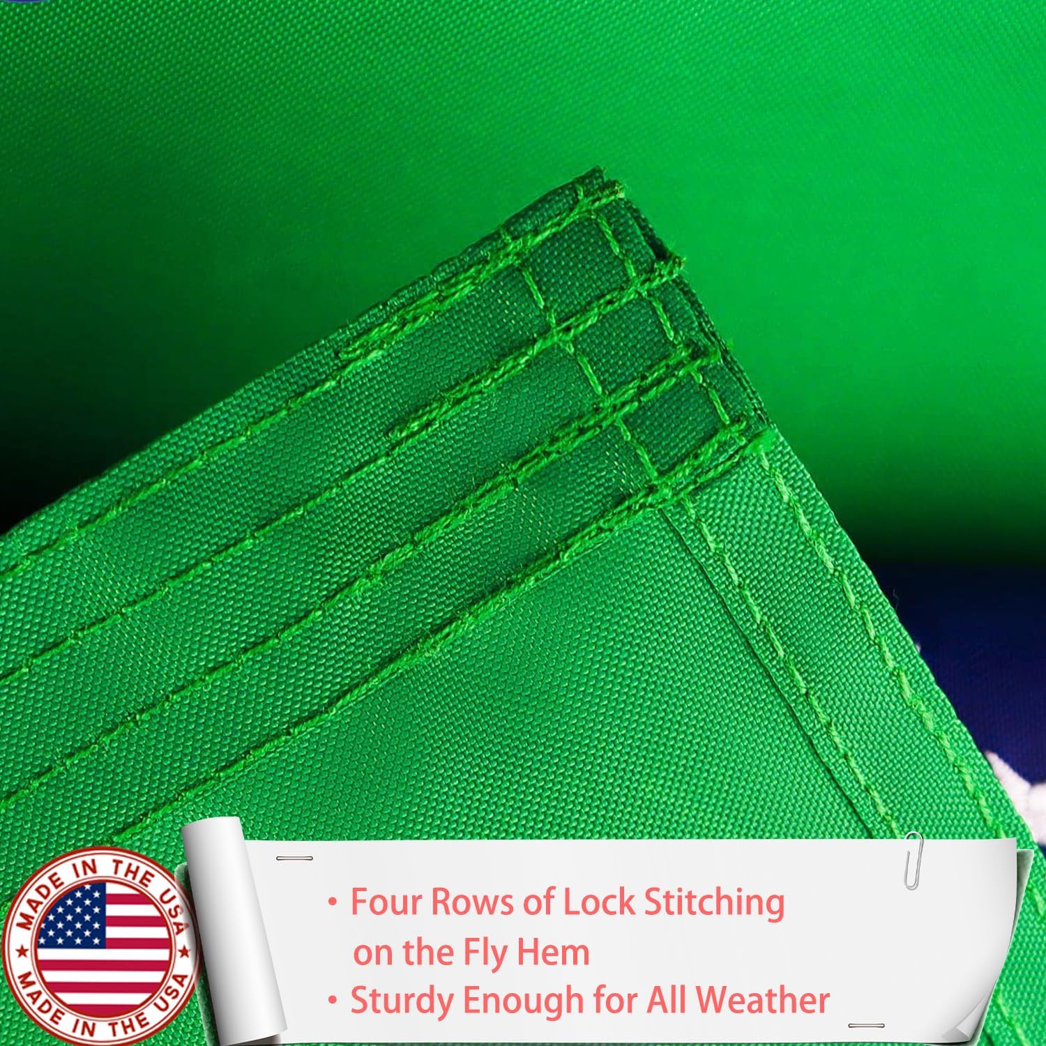 Brazil Flag 4x6 Outdoor Made in USA - Double Sided Heavy Duty Vivid Color Brazilian Flags with 2 Brass Grommet