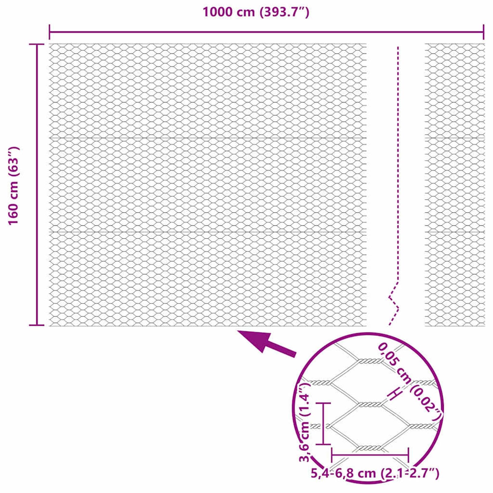 Słupki ogrodzeniowe ze stali, srebrne, 1000 x 3,2 x 160 cm, 5 sztuk – odporne na promieniowanie UV, wytrzymałe, łatwe w montażu, do użytku na zewnątrz