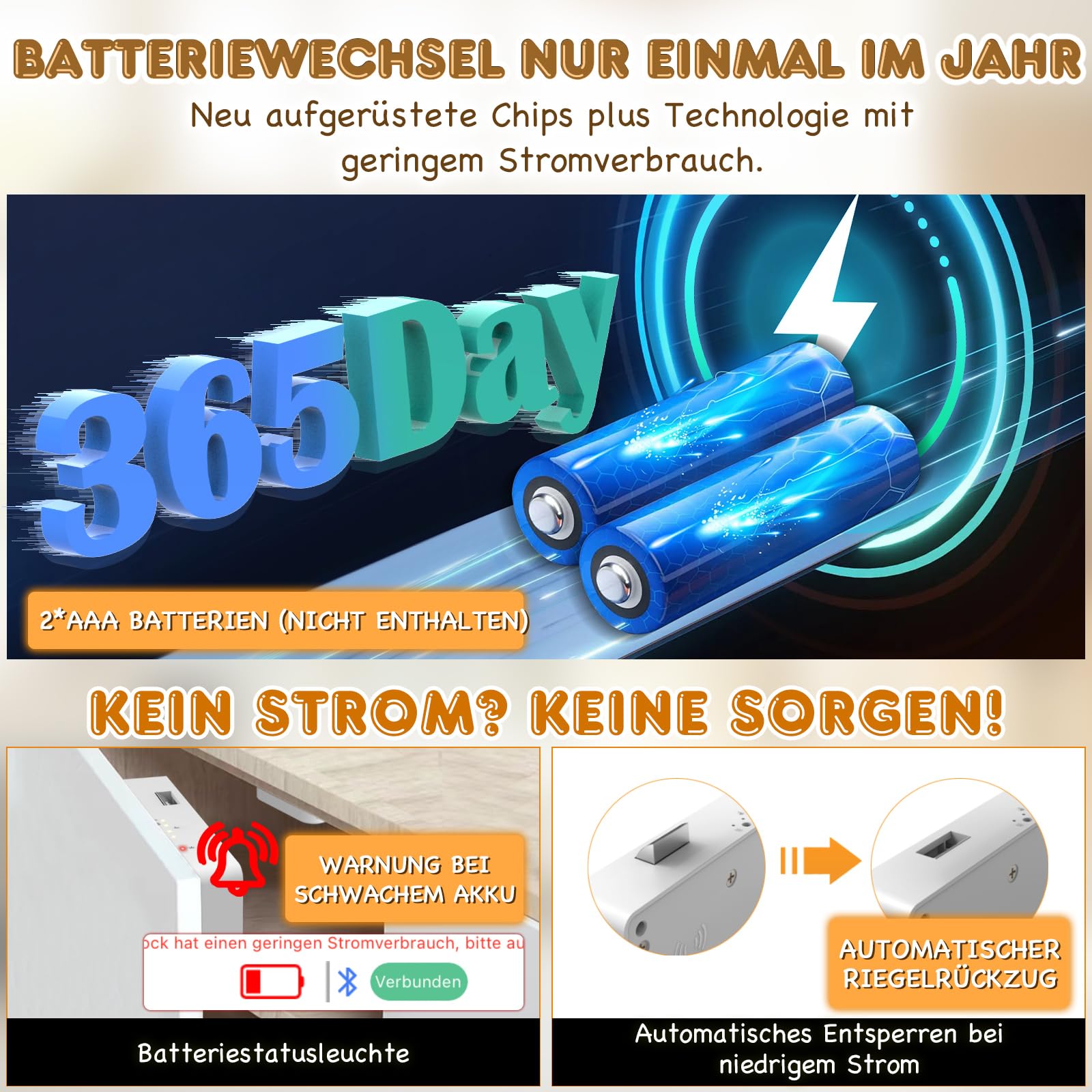 Anweller Smart Serrure de tiroir, électronique, pour placard, meuble avec application NFC - Serrure de boîte aux lettres - Sécurité enfant - Pour armoire, tiroir, boîte