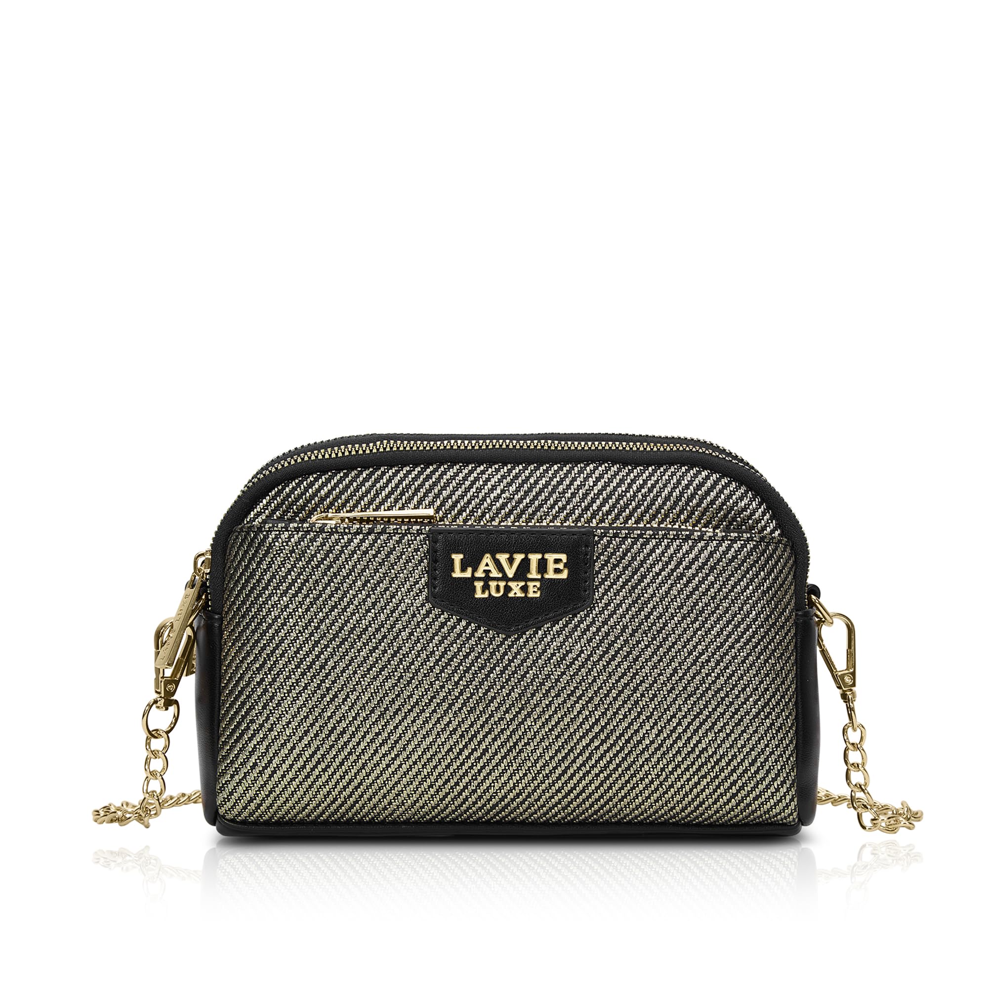 lavie luxe Women's Glam Hemily 3 Compartment Cross Body Sling Bag | Ladies Purse Handbag | Gift for Women-picture-40