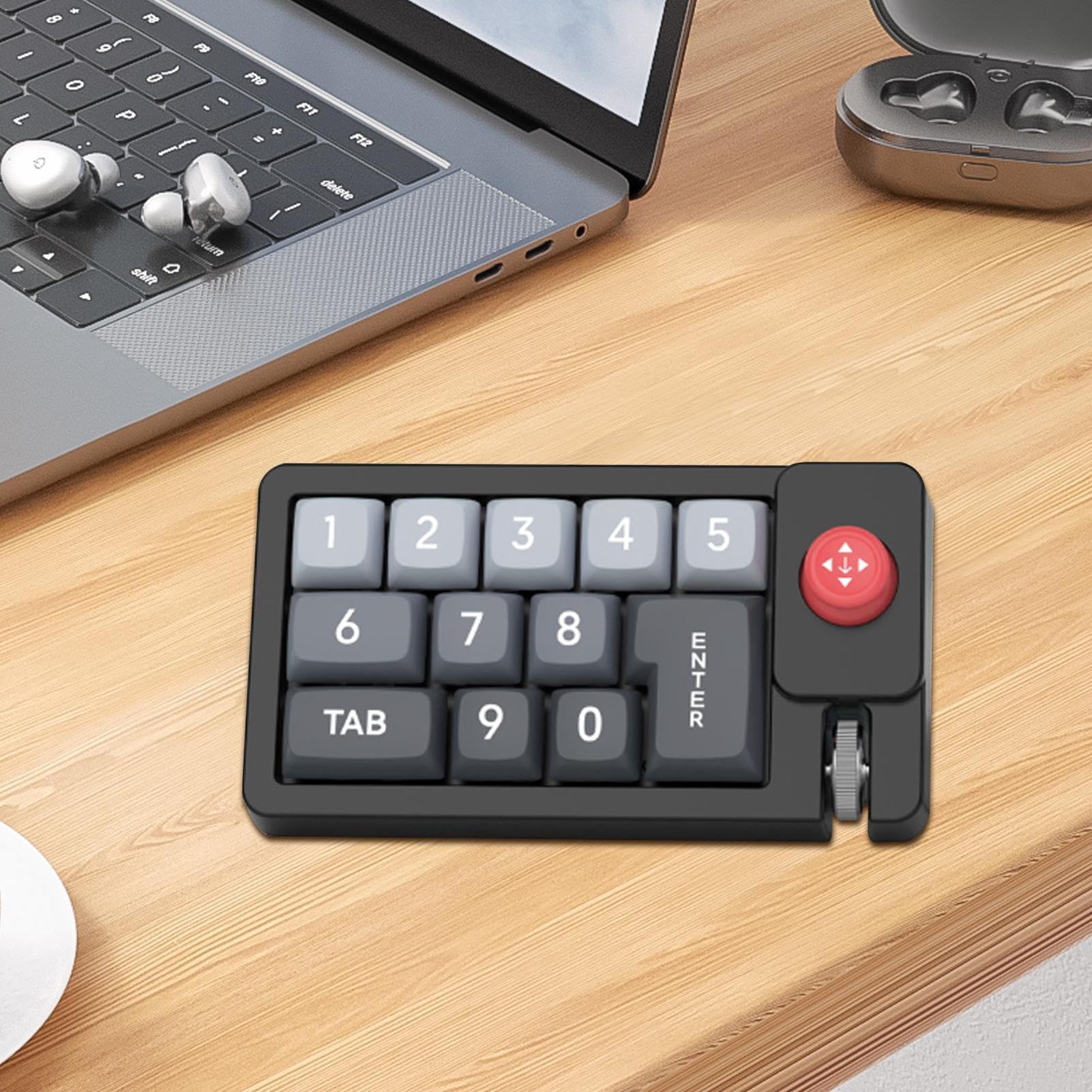 Clavier Mécanique - Clavier Mécanique avec Rétroéclairage RGB,Pavé Numérique À Une Main avec Joystick Interchangeable À Chaud pour Dactylographie Production Musicale Trading Configuration Et