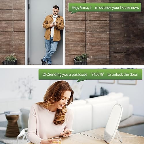 Miniatura 6 de Harfo Cerradura inteligente para puerta, resistente 5 en 1, cerradura de puerta de entrada sin llave, bloqueo de teclado digital con control