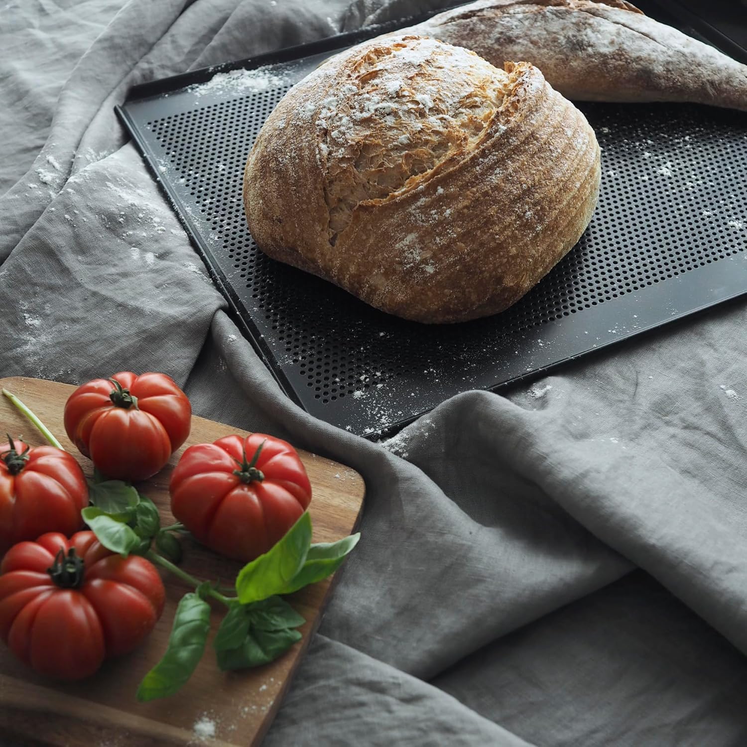 LEHRMANN, teglia forata con rivestimento antiaderente (46,5 x 38,5 cm)