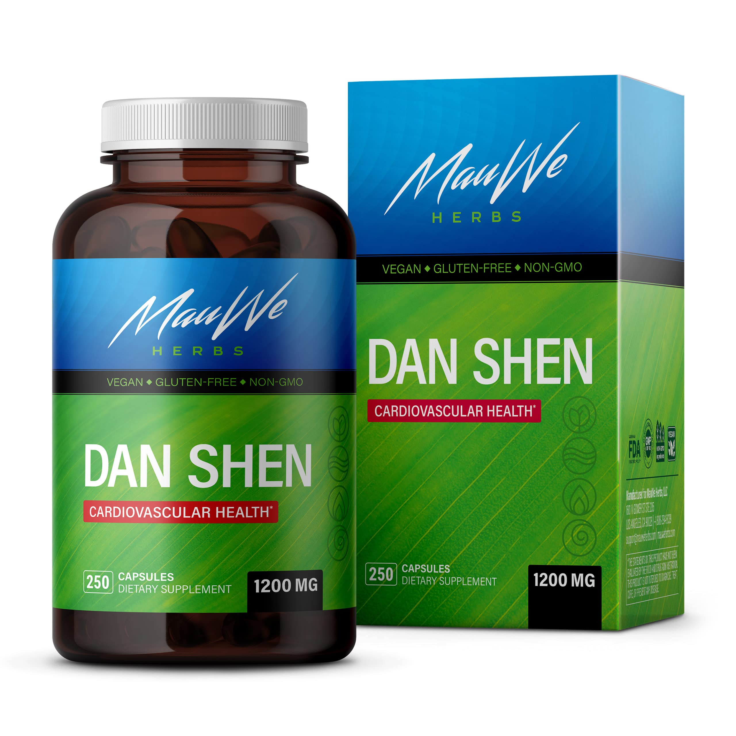 Buy MAUWE S Dan Shen Root s Red Sage 1200 mg Potent Antioxidant